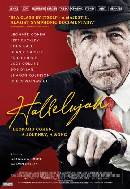 Poster for HALLELUJAH: LEONARD COHEN, A JOURNEY, A SONG